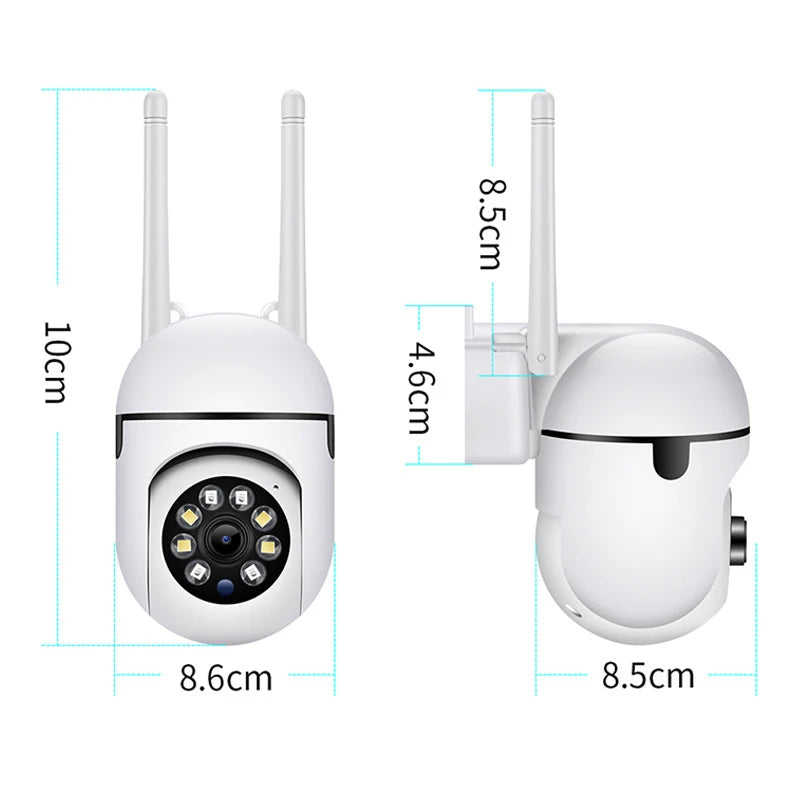 PTZ Security Camera 8MP WiFi with 4X Zoom and Night Vision