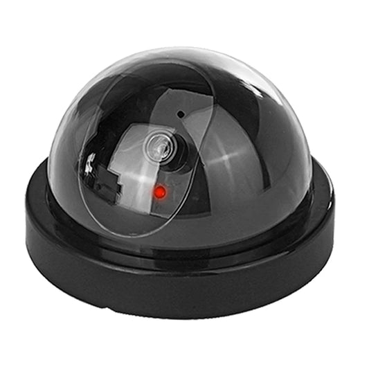Dummy Security Camera Dome with LED Light for Indoor Outdoor Use